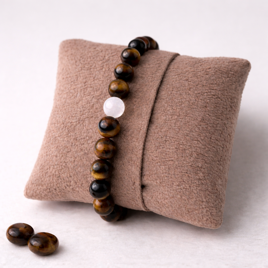 Kaplan Gözü & Sitrin Denge Bilekliği